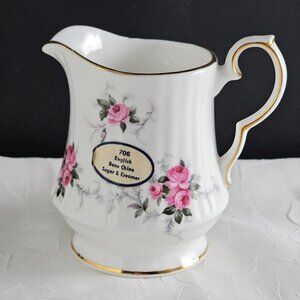 Hammersley Spode Princess House Windsor Rose Cream Pitcher 3.5" fine bone china